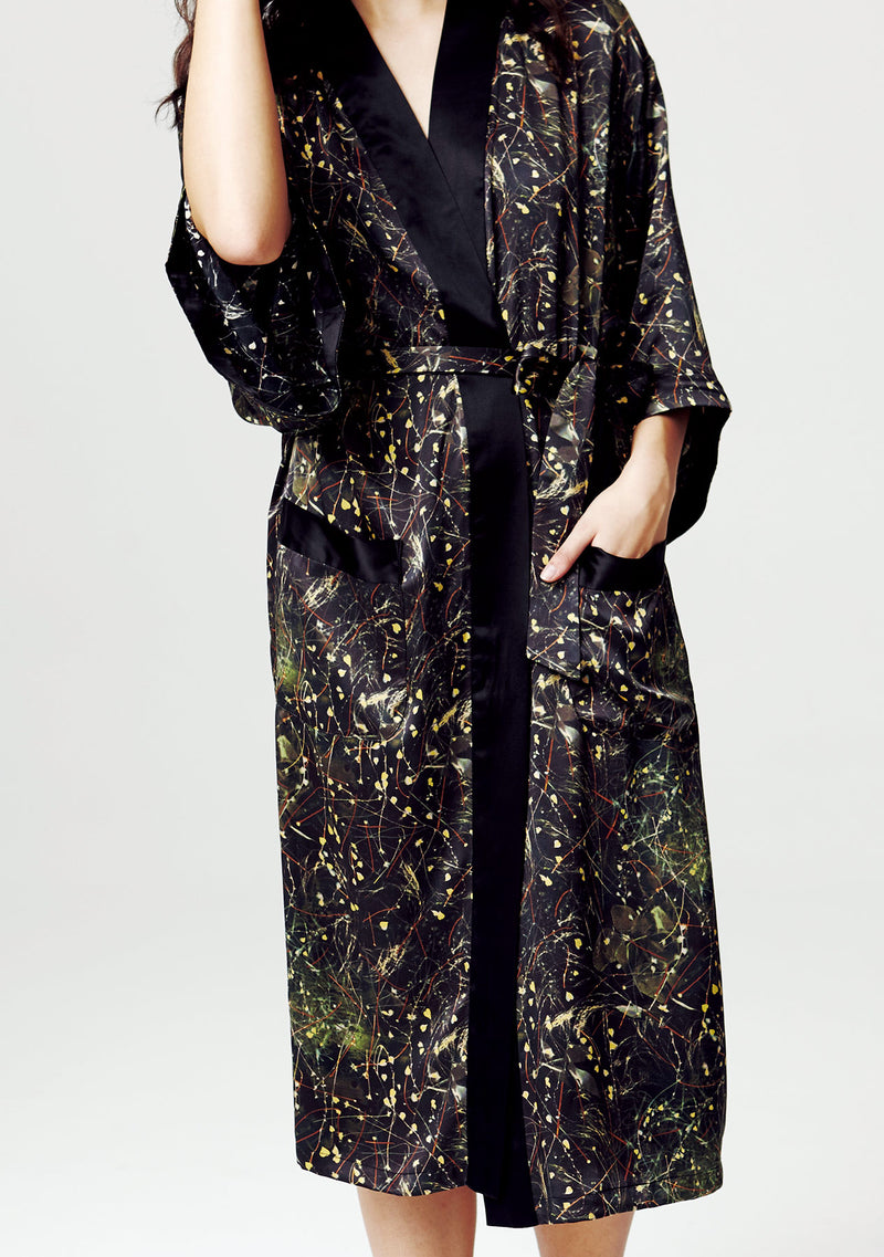 Obsidian Robe Obsidian Robe – SOIE JARDIN